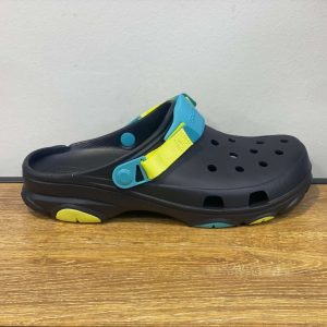 CROCS Classic All Terrain Clog noir et jaune et vert