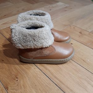 SHOOPOM BOUBA FUR BOOTS CAMEL BOTTINE