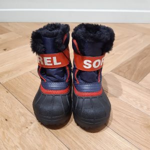 SOREL TODDLER SNOW COMMANDER BLEU/ROUGE