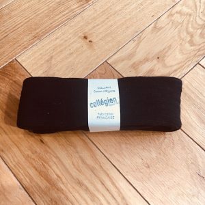 COLLEGIEN COLLANT COTON COTELE UNI NOIR