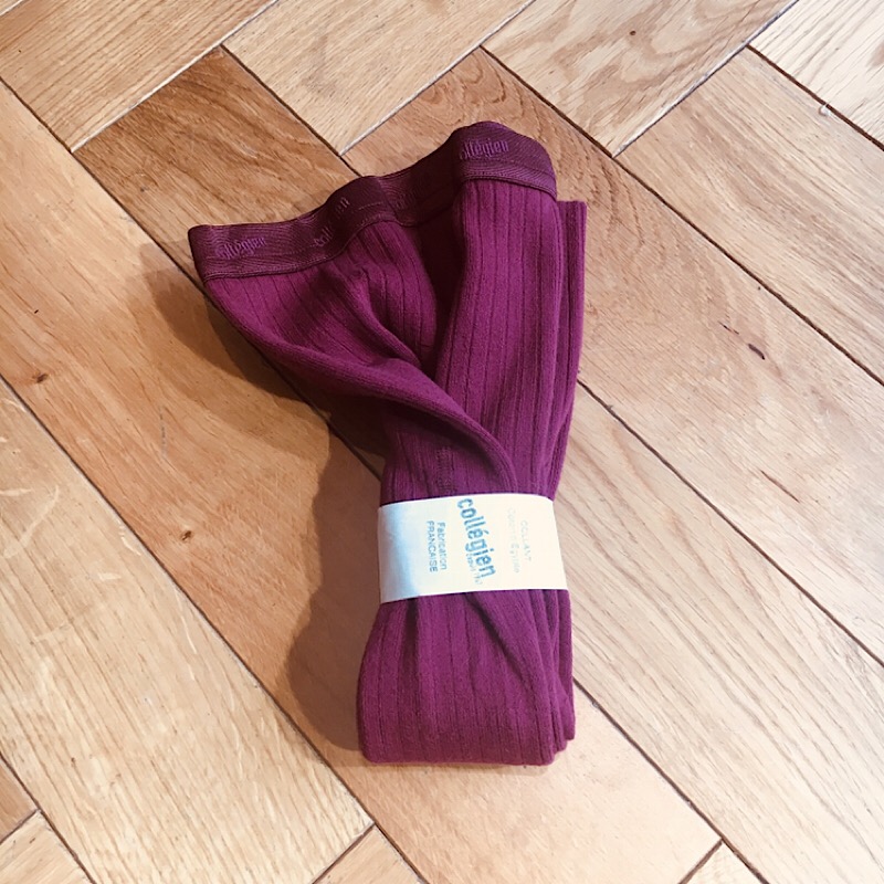 COLLEGIEN COLLANT COTON COTELE UNI MARSALA – Image 2