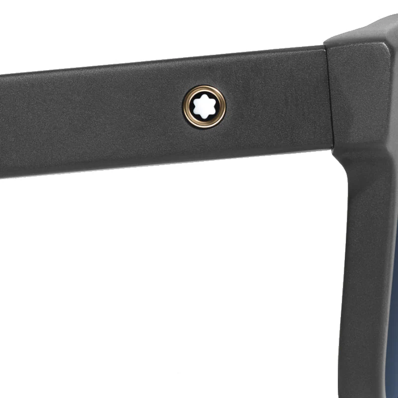 Lunettes de soleil carrée avec monture en acétate Montblanc Extreme 3.0 noir – Image 3