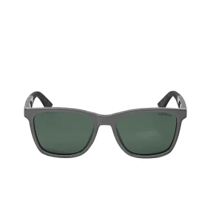 Lunettes de soleil carrées à monture injectée grise