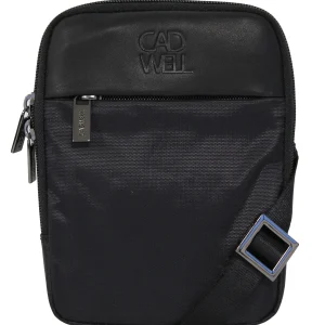 Mini Sacoche Cadwell Toile et Cuir