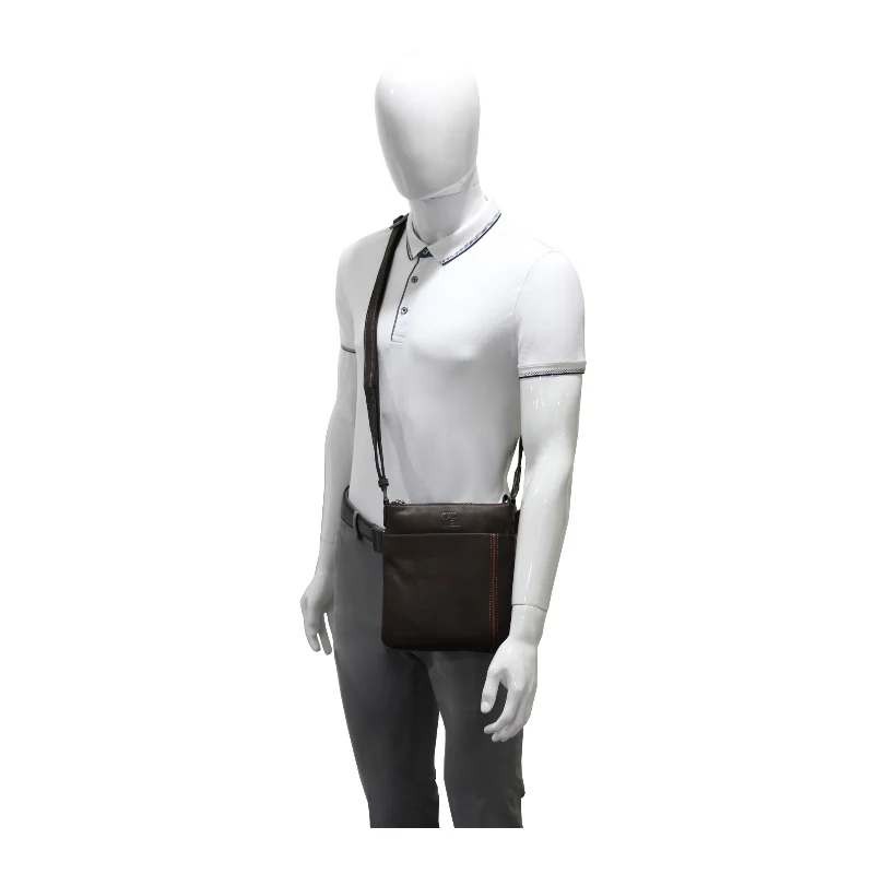Petite Besace Homme Marron Cadwell – Image 5