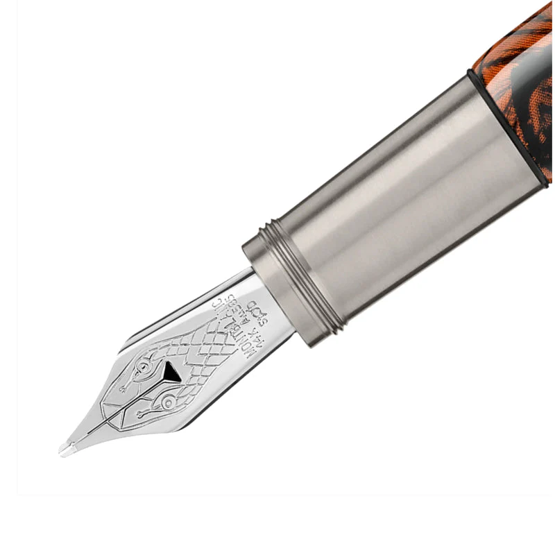 Stylo plume (F) Montblanc Heritage Rouge et Noir Serpent Marble Special Edition – Image 2