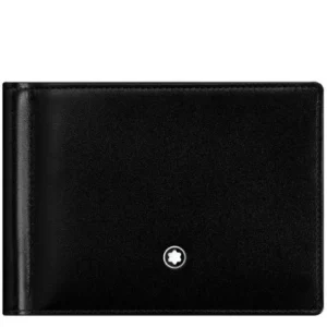 Portefeuille 6 cartes avec pince à billets Montblanc Meisterstück