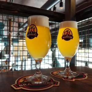 Bières et Flammekueche pour 2 personnes - 3 Brasseurs - Crescent Sainte-Catherine