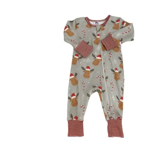 Pyjama à motifs de rennes festifs