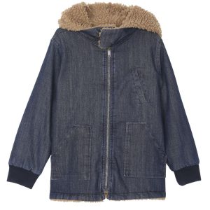 MANTEAU DENIM REVERSIBLE EMILE ET IDA R238