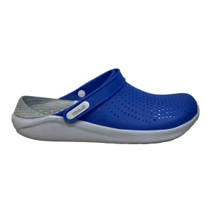 crocs bleu vert et gris