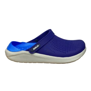 CROCS bleu foncée et bleu clair et gris