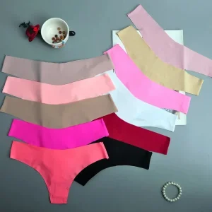 Lingerie sexy sans couture pour femmes, sous-vêtements G-string, culottes pour femmes, lingerie, pantalons bikini, tanga, string, sous-vêtements intimes, culottes T-pants.