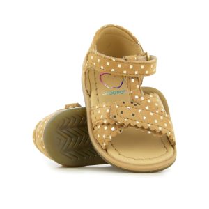 SHOOPOM tity cross camel sandale premier pas