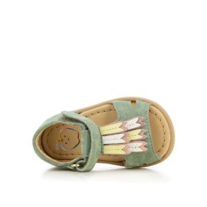 SHOOPOM tity plum salvia sandale premier pas