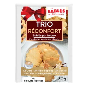 12 Sablés Trio Réconfort