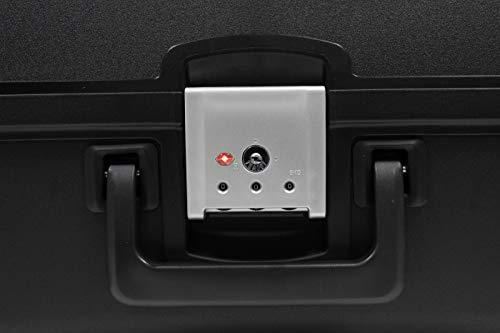 Valise taille moyenne Alistair - Collection X-Lock - 4 roues - Polypropylène - Noir – Image 4