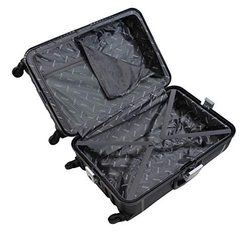 Valise taille moyenne Alistair - Collection X-Lock - 4 roues - Polypropylène - Noir – Image 7
