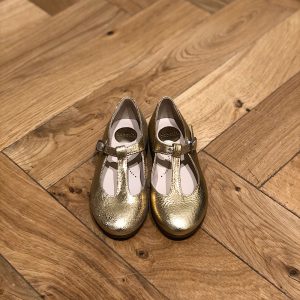 BEBERLIS CHAUSSURE wendy salomé or clair effet craquelé