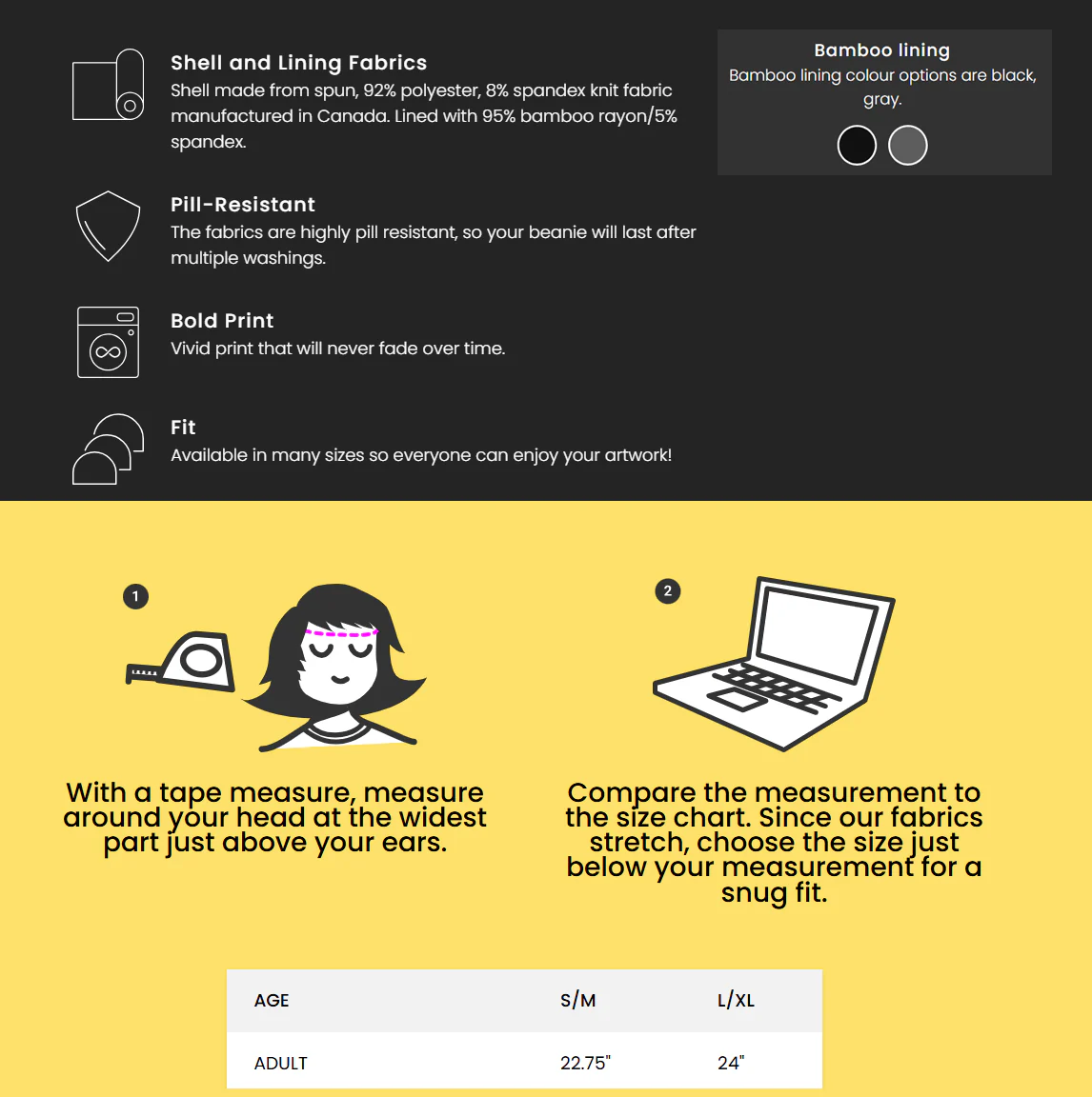 Bonnet avec art vintage unique en collage de ski pour femmes rouge – Image 6