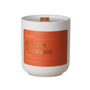 Bougie - Écorces d'oranges