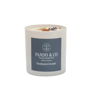 Bougie - Eucalyptus et lavande