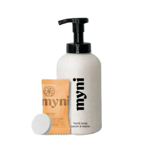 Bouteille en paille de blé - Savon à mains moussant