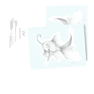 Carte de souhaits - Comme un poisson