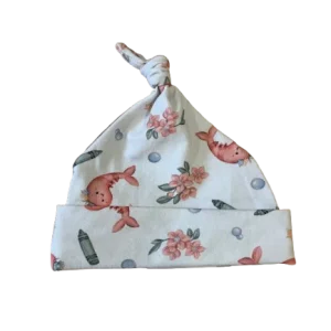 Chapeau à motifs de crevettes et crayons