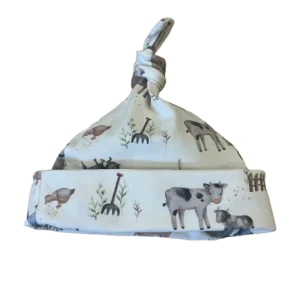 Chapeau à motifs de ferme