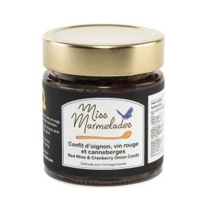 Confit d’oignon - Vin rouge et canneberges