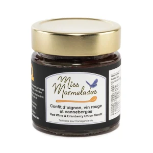 Confit d’oignon - Vin rouge et canneberges