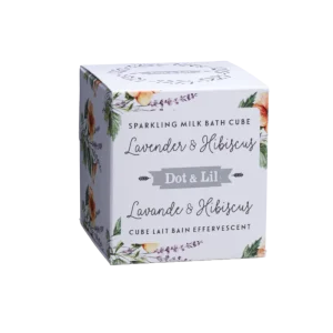 Cube lait de bain effervescent | Choisissez votre fragrance