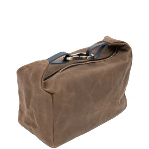 Étui de voyage en coton ciré modèle DES CARRIÈRES