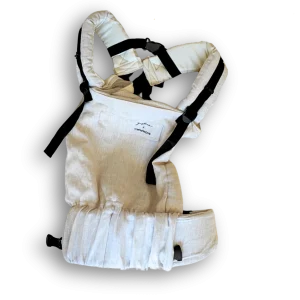 Porte-bébé évolutif en lin et en laine de mérinos