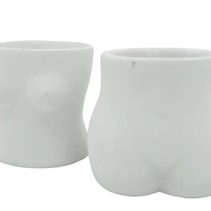 Pot en béton - Duo corps femme  | Choisissez votre couleur