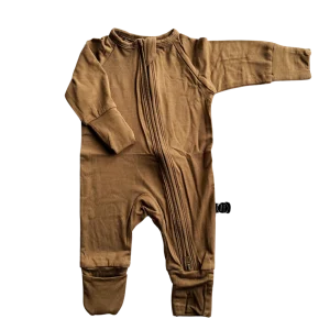 Pyjama évolutif en bambou - Biscuit