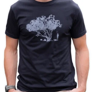 T-shirt Abaka en coton bio (Abre noir)