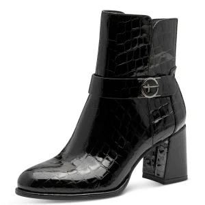 Tamaris - Bottine Noir Croco 25337-45-028