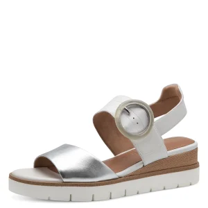 Tamaris - Sandale Blanc Argent 28206-42-171